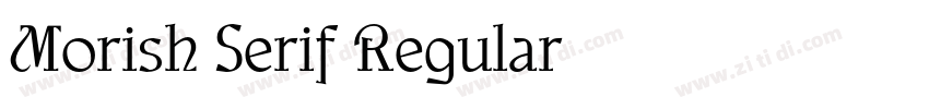Morish Serif Regular字体转换